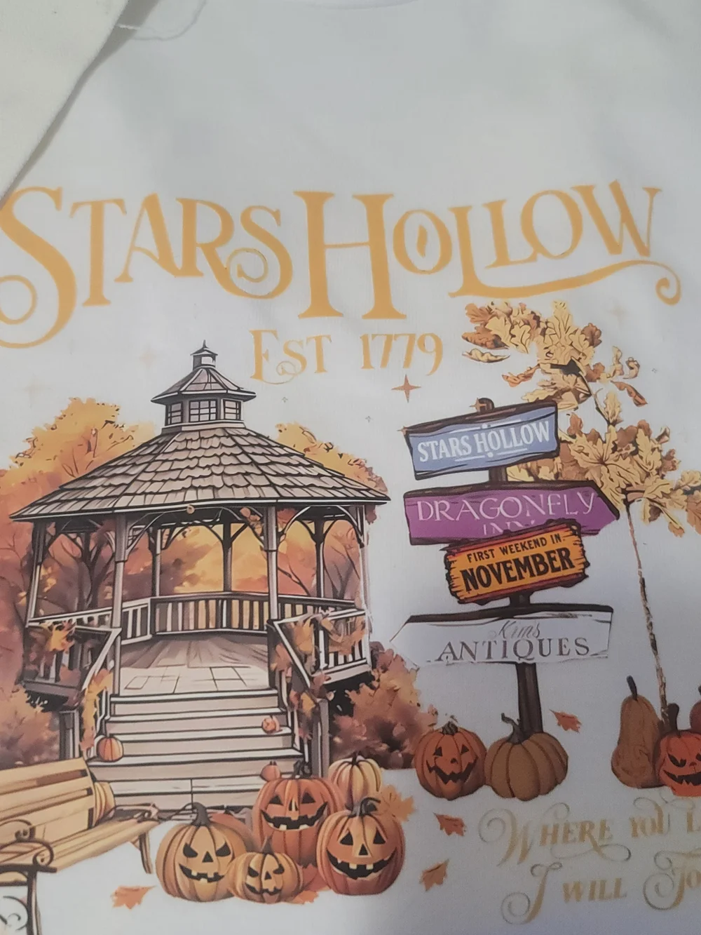 Stars Hollow Fall Festival Graphic T-Shirt & Tote Fall/ Halloween